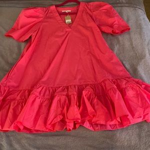 Olivaceous Hilary mini dress pink NWT